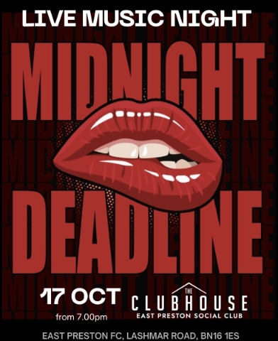 17th Oct 2025  Midnight Deadline