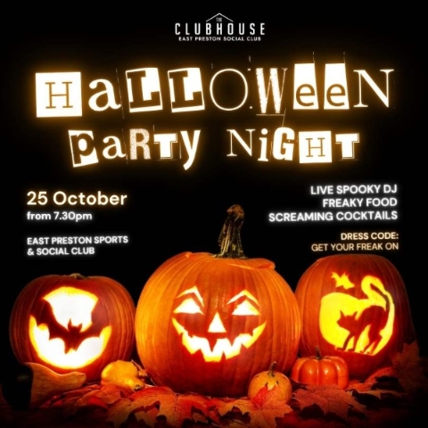 25th Oct 2024   Halloween Party Night
